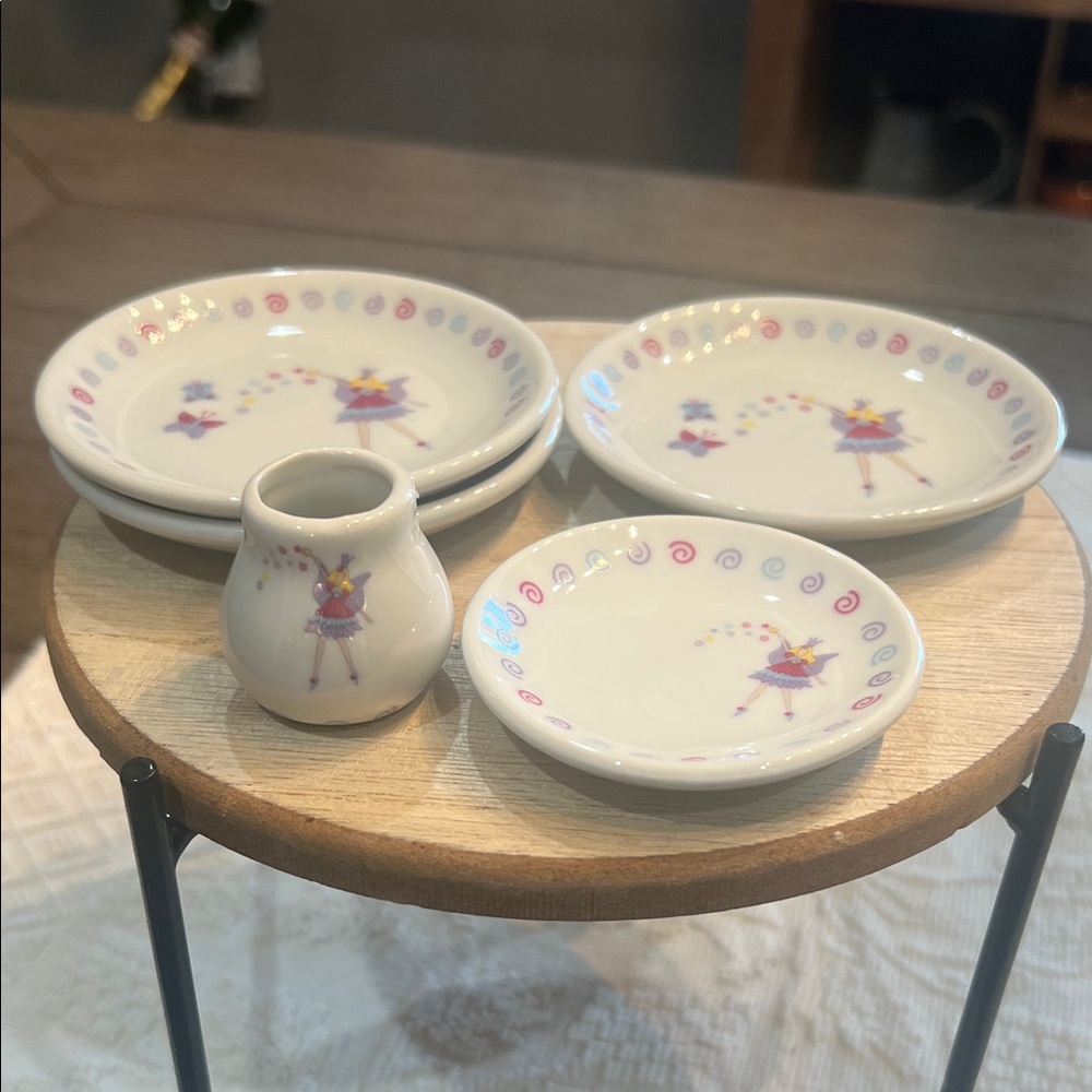 RARE Lucy Locket Children's Fairy-Themed Dish Set
